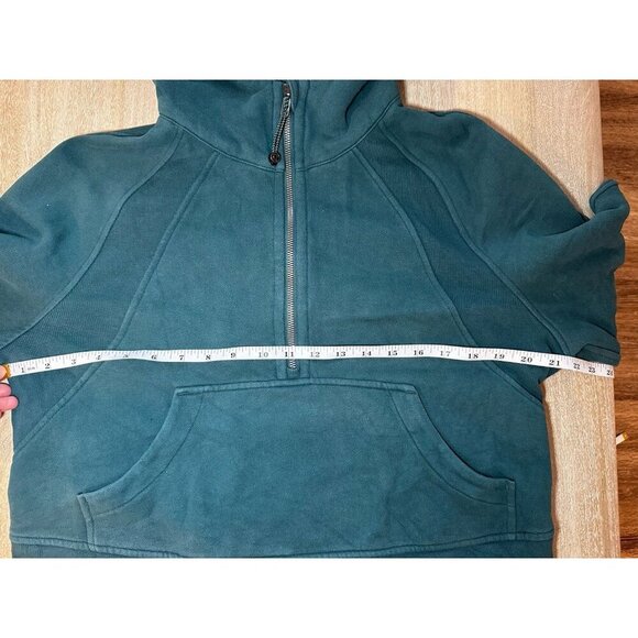 Lululemon Scuba Oversized Half-Zip Hoodie Green Jasper Size XS/Small - Picture 6 of 8